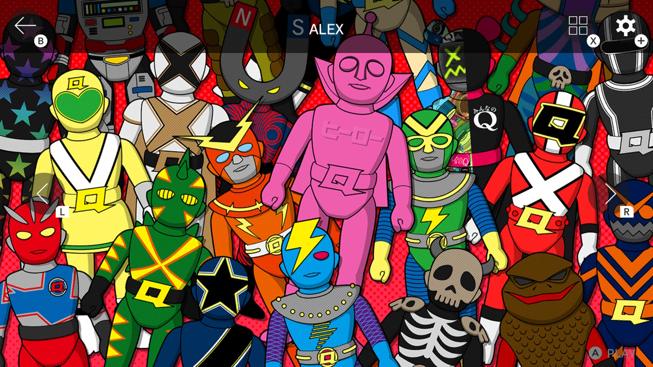 (Q REMASTERED: ヒーローのQ) 英語ではシンプルに “ALEX” の名が題されている